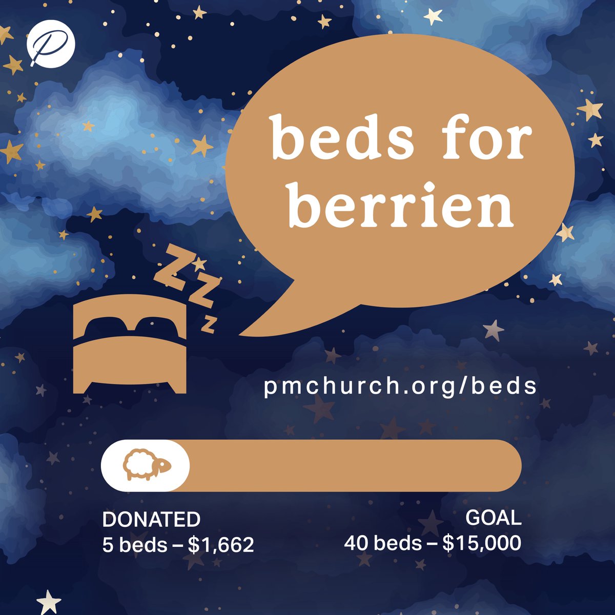 This project needs your help! On April 16, we want to provide 40 beds for local kids without. To donate, volunteer, or get more info, head to pmchurch.org/beds #PMChurch #LoveontheMove