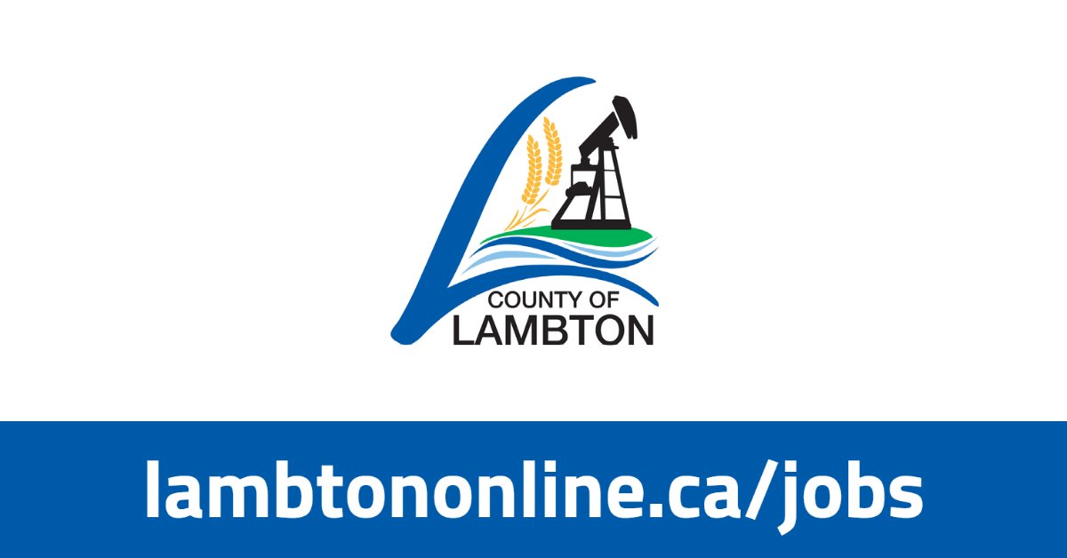 CountyofLambton's tweet photo. The County of Lambton is currently recruiting for two Operator positions in the Public Works department. Visit https://t.co/pKXLd7t1DA for more details and to apply online. https://t.co/9U7s9uuq9Q