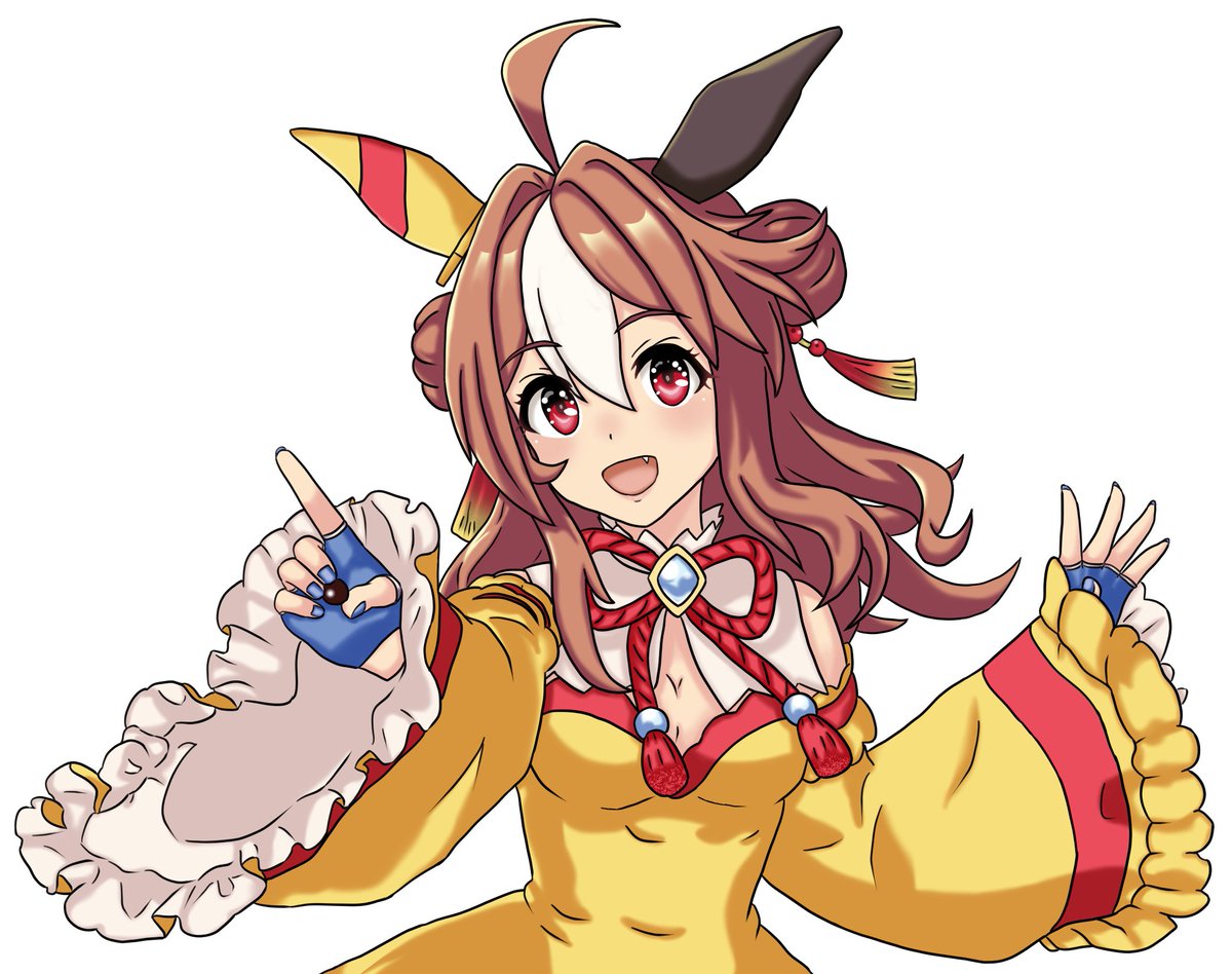 ♪リッキーで埋め尽くして〜
誕生日おめでとう再掲!
(明治コラボネタのために模写したやつ)

 #コパノリッキー生誕祭2023
#ウマ娘 