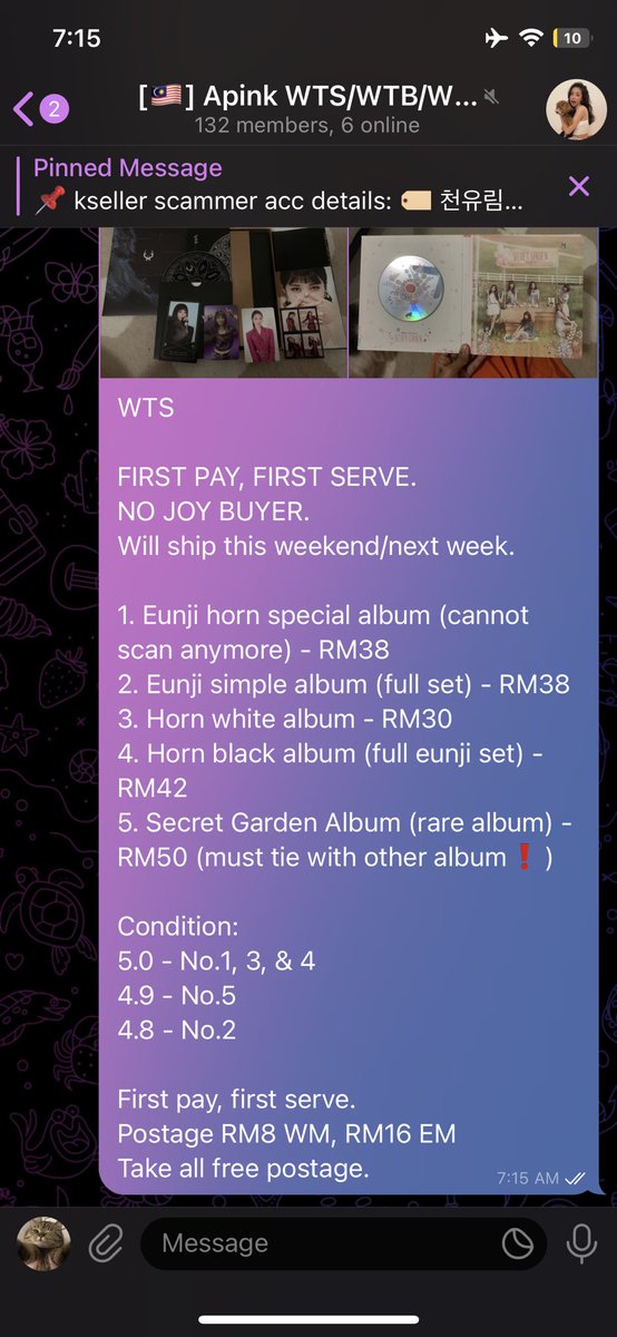 moasisters's tweet image. WTS

Help me rt please @PasarApink 
#pasarapink #eunji