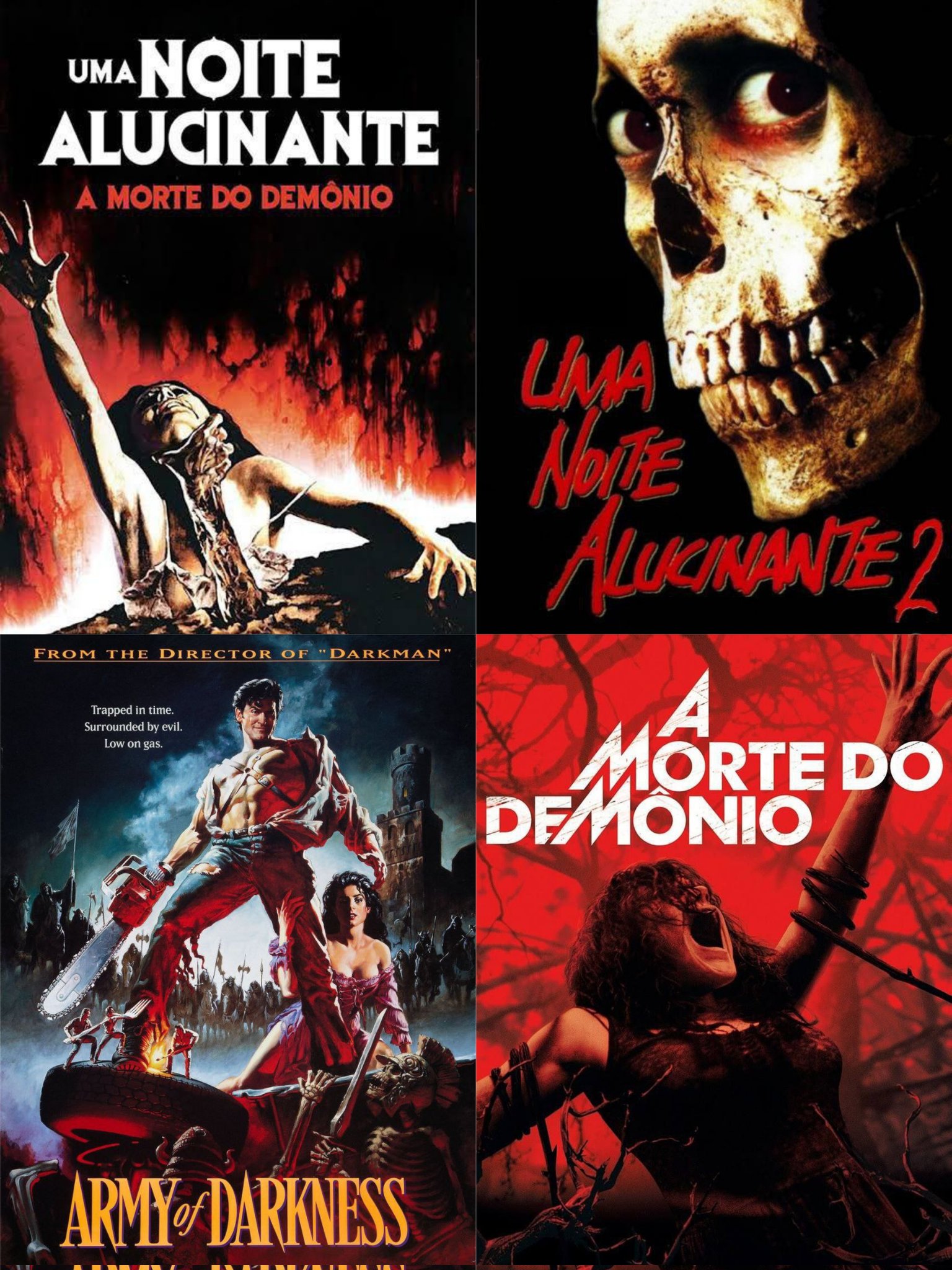 Conheça todos os filmes da franquia Evil Dead - A Morte do Demônio