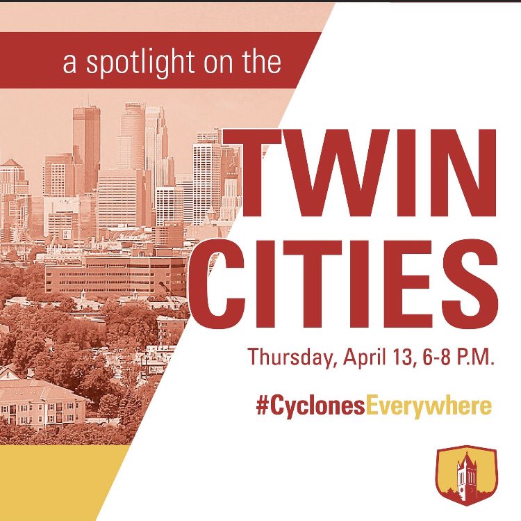 ISUAATCClub's tweet photo. We hope you’ll join us and @isualum for A Spotlight on Twin Cities Cyclones, Thursday, April 13 from 6-8 p.m. at the popular Surly Brewing Co.

𝗥𝗲𝗴𝗶𝘀𝘁𝗲𝗿 𝘁𝗼 𝗮𝘁𝘁𝗲𝗻𝗱
https://t.co/DRyHEXAvyJ https://t.co/9d34Jqvi5u