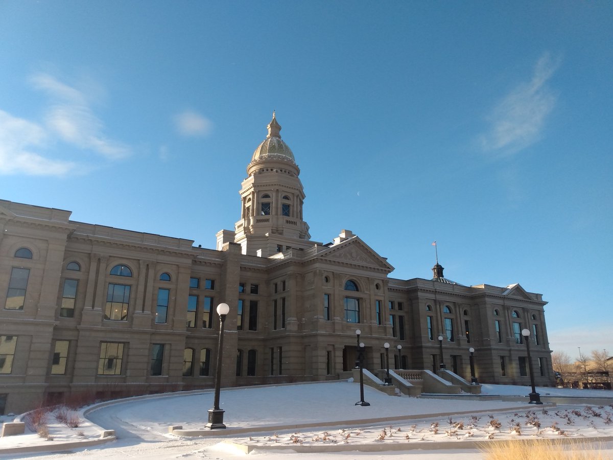 PRBResCouncil's tweet photo. We appreciate #wyleg leadership today voting to allow remote testimony at interim session committee meetings. #publicparticipation #opengovernment #closedroads #badweather https://t.co/ulEfmHReEw