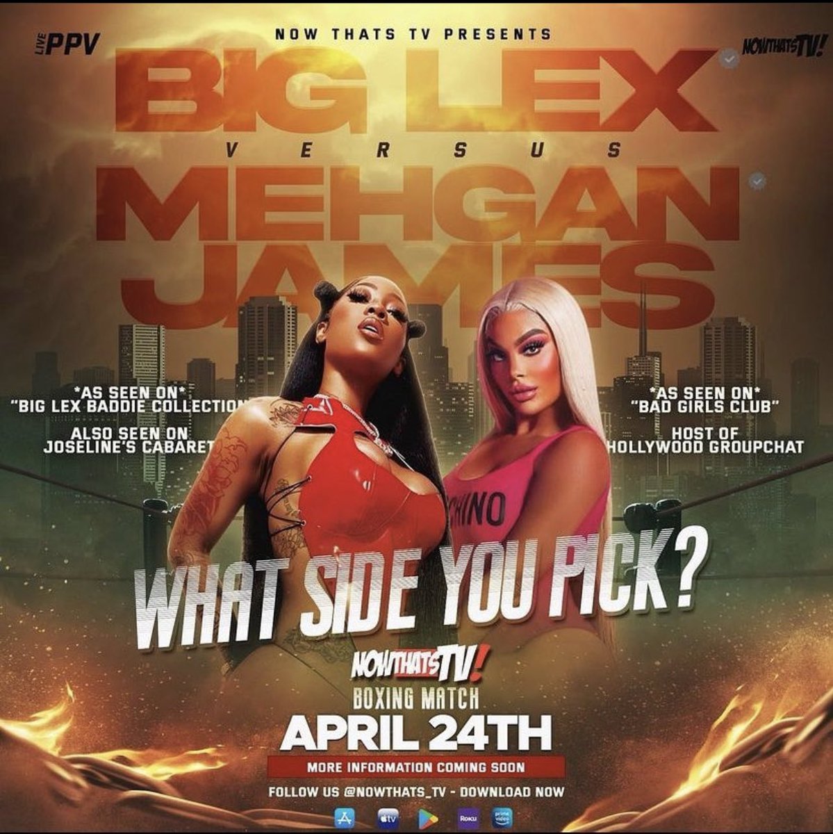 bgcteainsta's tweet photo. Not mehgan &amp; big lex about to fight in a boxing fight 😭😫 https://t.co/Nq4R2kN4TD