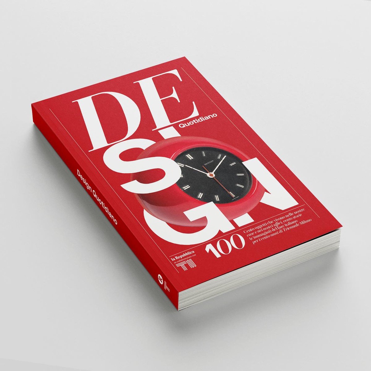 Design Quotidiano. Un libro in collaborazione con <a href="/triennalemilano/">Triennale Milano</a> in regalo giovedì 30 marzo con <a href="/rep_milano/">Repubblica Milano</a>