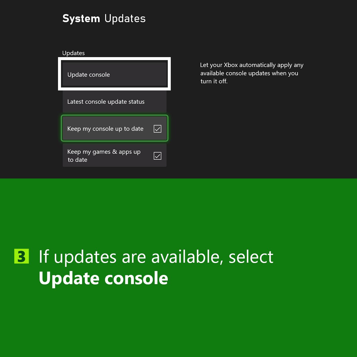 Xbox Status update