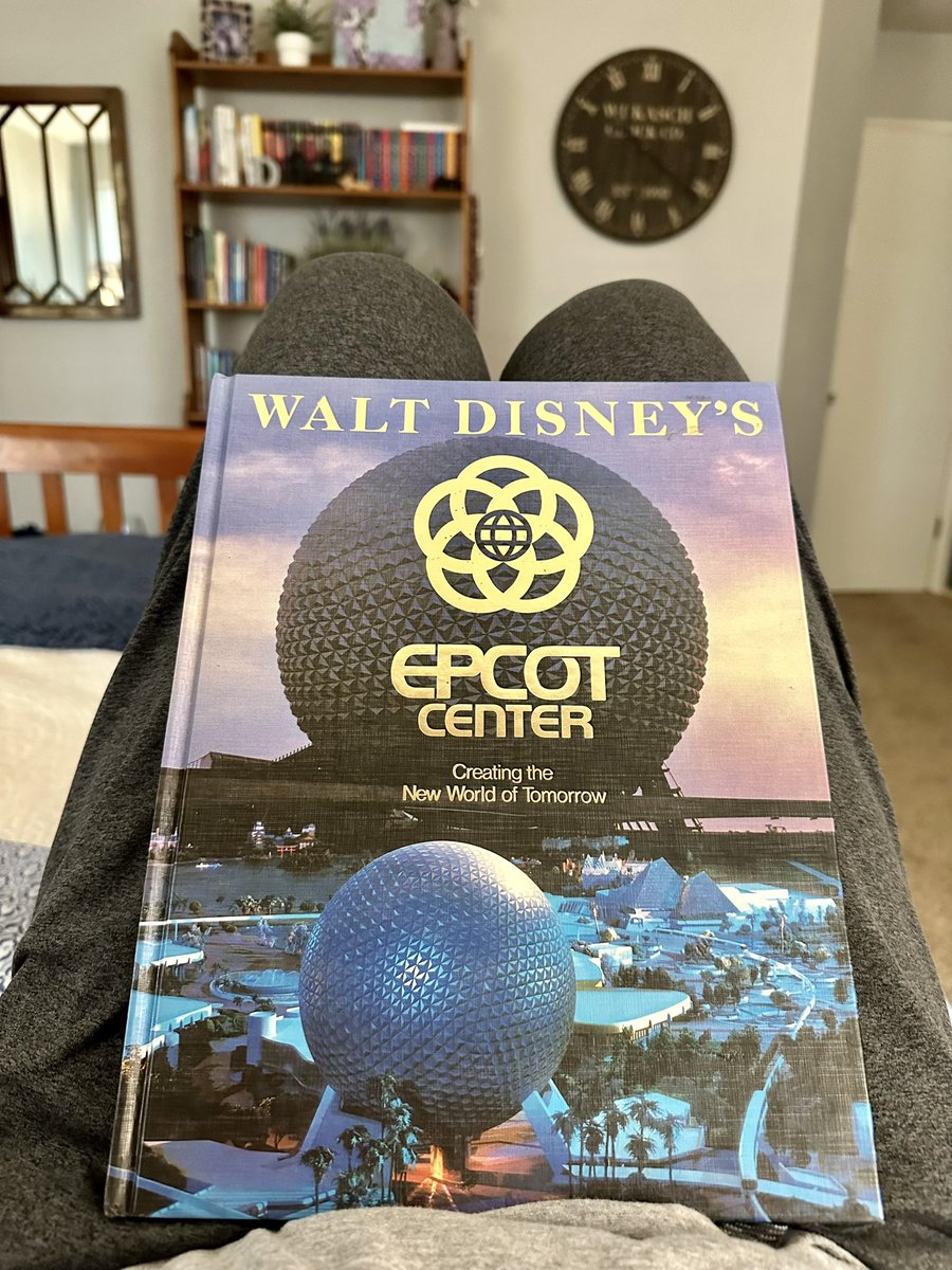 hydrolator1's tweet image. Finished dinner, got into bed and have decided to re-read a classic this evening! #EPCOTCenter