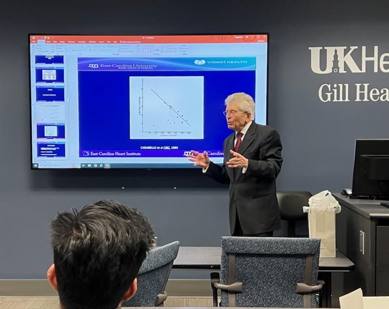 Kentucky_Cards's tweet photo. We had an amazing time learning about valve disease, hemodynamics and the Carabello sign from the one and only Dr. @blasecarabello #CardioTwitter #CardioFIT #MedTwitter #cardiology https://t.co/wWzdatGhCw