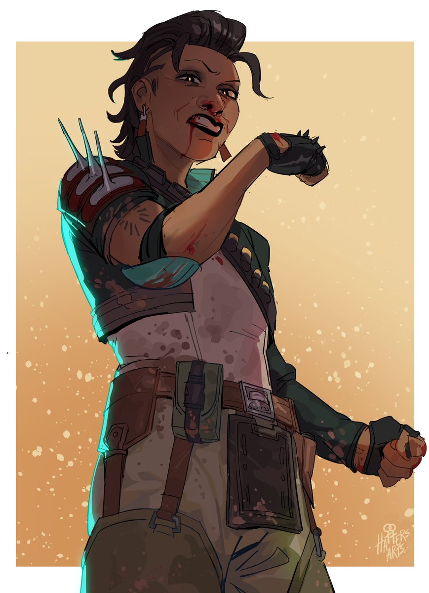 「Mad Maggie (apex legends) commission  」|( harriet )のイラスト