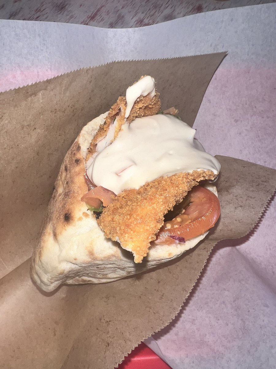 Las Vegas VLOG on Twitter "Sheeesh this chicken schnitzel sandwich in