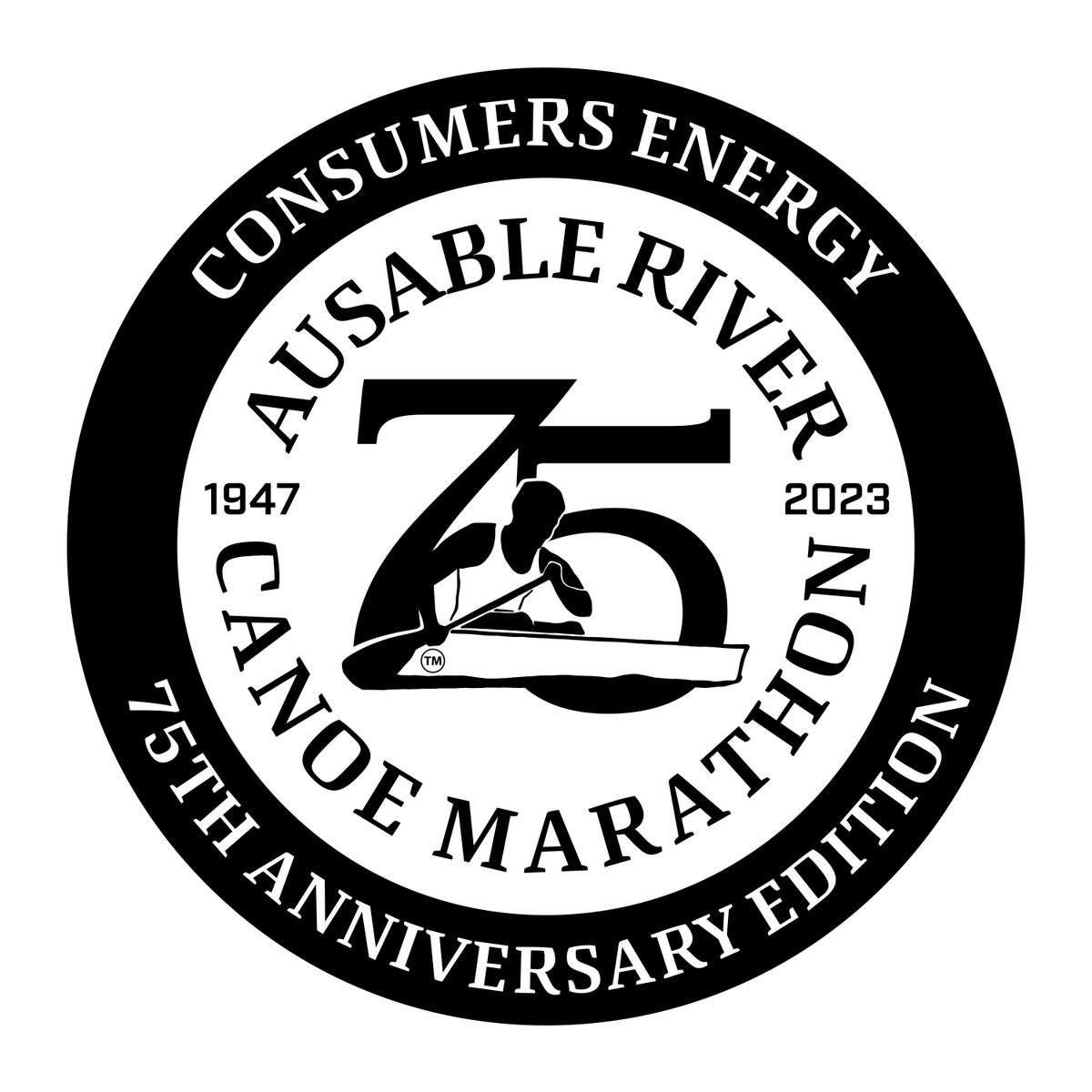📣 Check out the newly minted special 75th Anniversary logo for the Consumers Energy AuSable River Canoe Marathon!

👉 Will you be able to say #IWasThere to #HupAllNight for the #ARCM75?

AuSableCanoeMarathon.org