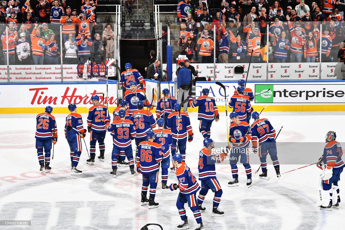 EricJFriesen's tweet photo. Most NHL Standings Points Since January 11:

𝟭. 𝗘𝗱𝗺𝗼𝗻𝘁𝗼𝗻 𝗢𝗶𝗹𝗲𝗿𝘀 - 𝟰𝟱
2. Boston Bruins - 45
3. Colorado Avalanche - 45
4. Carolina Hurricanes - 43
5. New Jersey Devils - 43
6. Minnesota Wild - 42
7. Tampa Bay Lightning - 39
8. New York Rangers - 39 https://t.co/gbnLtCx71Z
