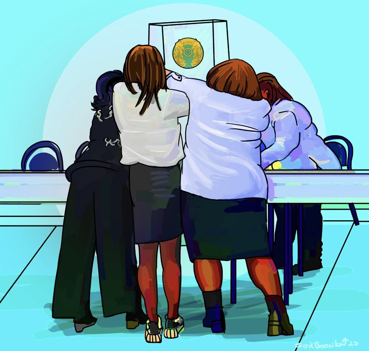 mendygaziyev's tweet image. Elections in KAZ are an highlight example of the fact, that Tokayev is product of Soviet Union. He is in principle incapable of reforming, changing &amp;amp; modernizing country for better life. His destiny is intrigues, betrayals &amp;amp; cult of personality. Welcome to the country of darkness