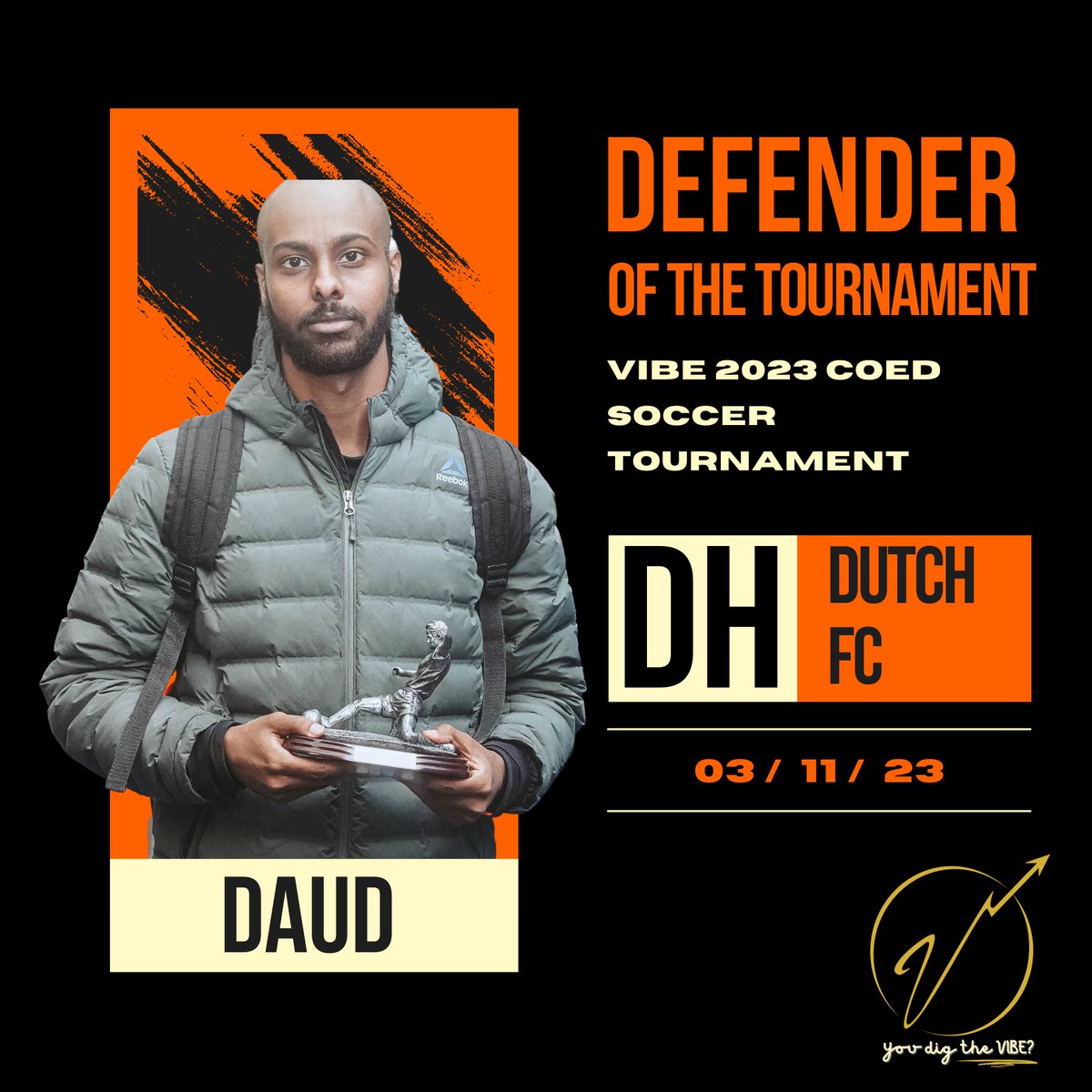 vibecdtw's tweet photo. Congrats to these absolute ballers!! ⚽️

Bassman - Tournament MVP 🎩
Alaa - Midfielder of the Tournament 🎮
Daud - Defender of the Tournament  🛑

Photos: https://t.co/cRjUbu4DCU

Tournament Highlights: https://t.co/soXij4usx1

📸: 
@eyesonthaprizes https://t.co/zKVxBObkBD