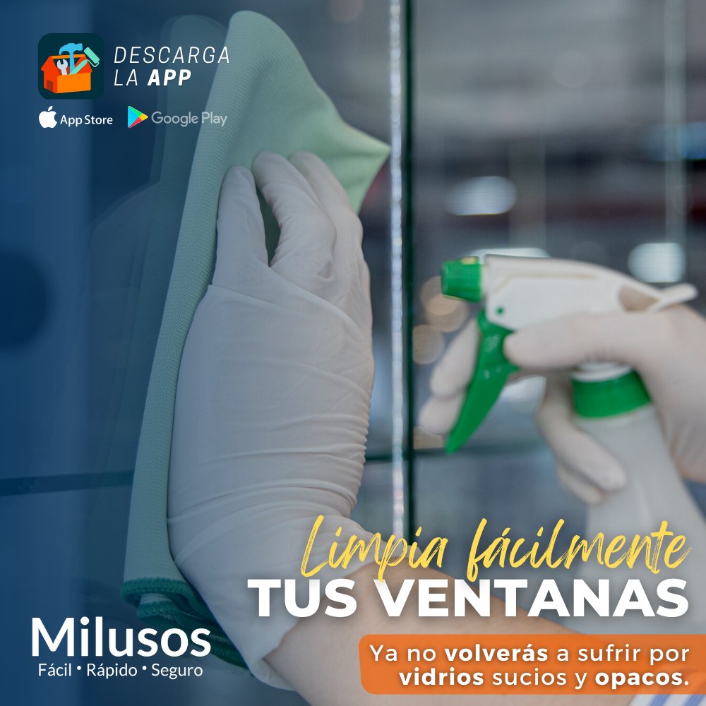 AppMilusos's tweet photo. La mejor manera de limpiar tus ventanas la concentraras en 🪟 : https://t.co/JJiH6NriOD

Contáctanos: ☎️ 56 1351 5008
#remodelación #reparación #cambios #app #precio #accesible #rapidez #comodidad #profesionales #áreas #casas https://t.co/bxtTMAXtBM