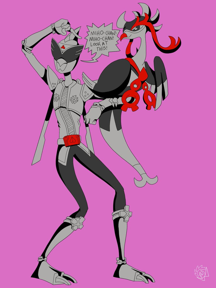 pokemachei's tweet photo. It was also a good excuse to draw the new DLC mons, which I'd wanted to for a while! And ofc batch 1 is gonna have ALL the main crew. I haven't drawn more yet, but definitely want to draw the rest of the main cast!

#pokemon #sentai #donbrothers #tokusatsu https://t.co/VmOjjEyylV