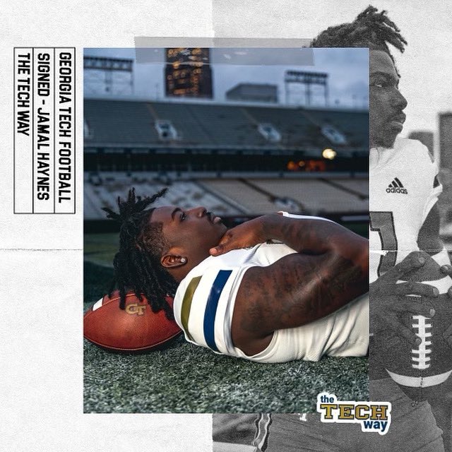 Jamalhaynes16's tweet photo. The Tech Way is supporting @GeorgiaTechFB and with your help, we can play like champions! Subscribe to TheTechWayNiL today - Georgia Tech’s Official NIL Collective at https://t.co/Kv8qB7mZiO #TogetherWeSwarm #georgiatech #georgiatechfootball #NIL #Thetechway https://t.co/rqIS65gLdn
