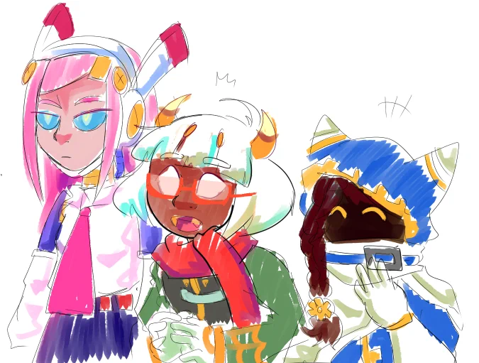 tryin to get back to drawing things again anyways kirby wave 3 gang !!! 