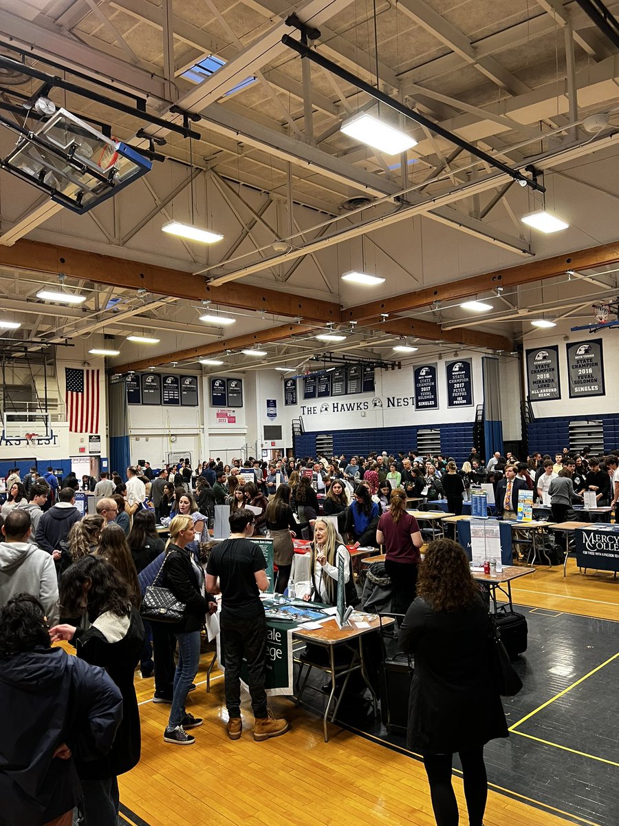 The College &amp; Career Transition Fair is in full swing! Love seeing students and parents learning about various colleges and universities. <a href="/POBJFK/">POBJFKHS</a> <a href="/marytomeara/">Mary O’Meara</a>