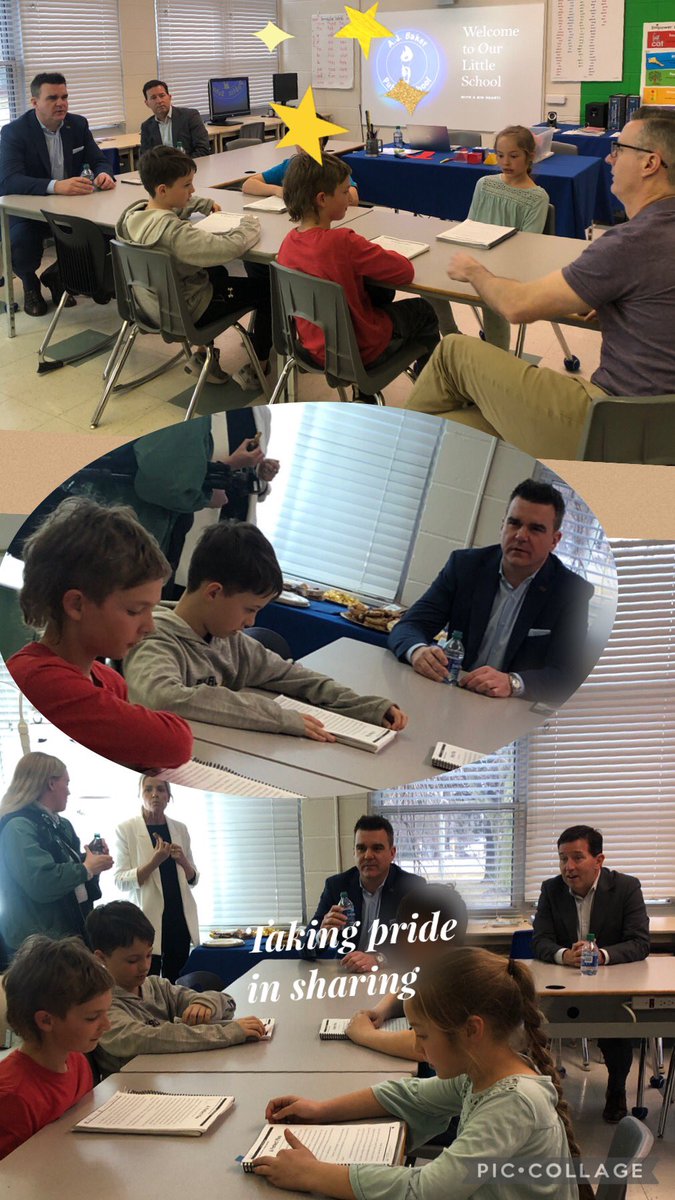 MPatel_1's tweet photo. 🎉Celebrating the moment!! A great time this afternoon, #AJBaker students take pride in sharing their learning with @DirFisherTVDSB and @JeffBruce11 #tvdsb @tvdsb @AJBakerKintore @mrnweir https://t.co/9A79hiHejl