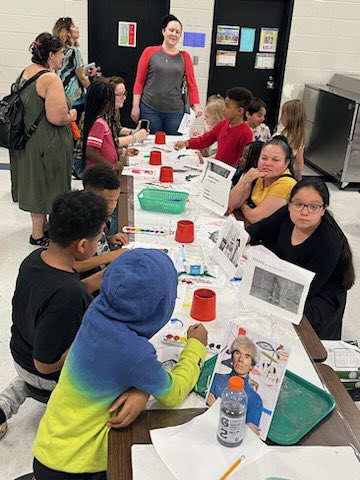 Comptoncubs's tweet photo. Tonight was a special evening of art and music at Compton!! Not only did our students share their amazing artwork and musical talents, families enjoyed creative activities too. #FineArtsNight @CobbSchools @PrincipalLair @ACLittle23 https://t.co/NcTNPPtjv0