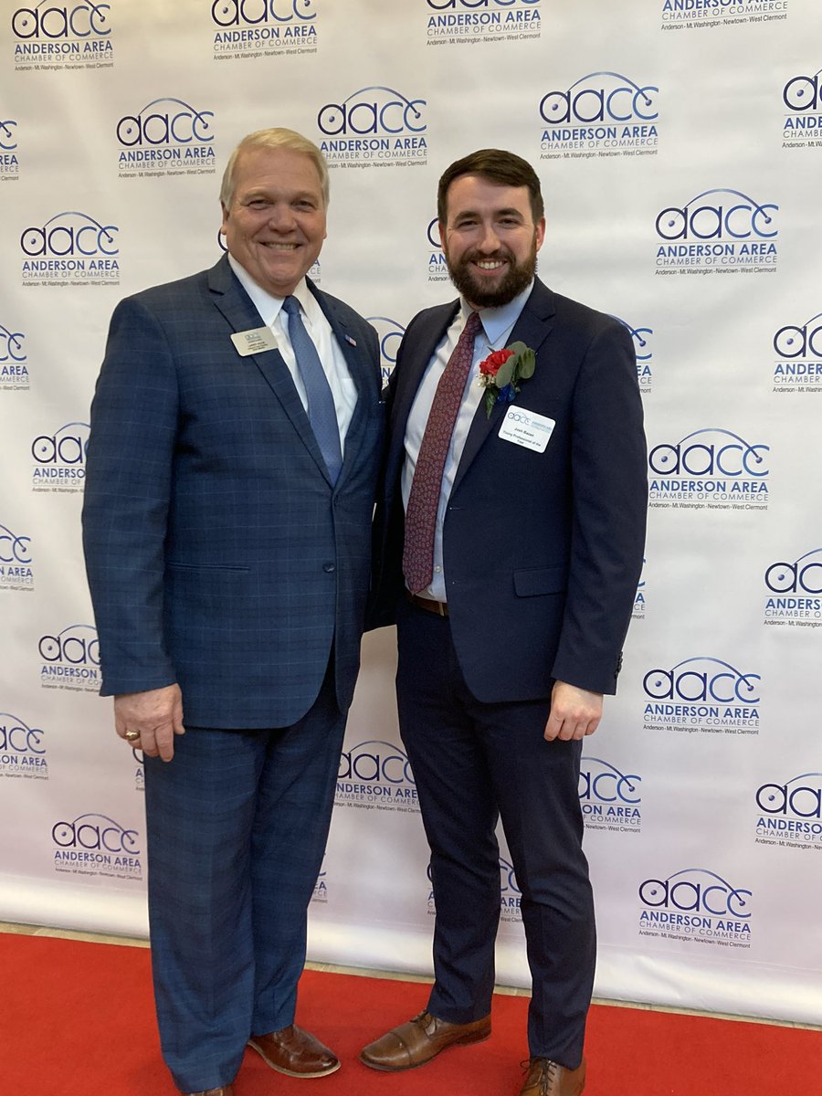 I was thrilled and humbled to be selected as the Young Professional of the Year by <a href="/AndersonAreaCC/">AndersonAreaChamber</a> last night! The chamber does so much for the community and is a great partner with <a href="/FHSchools/">FHSD</a>. I hope to live up to the recognition!