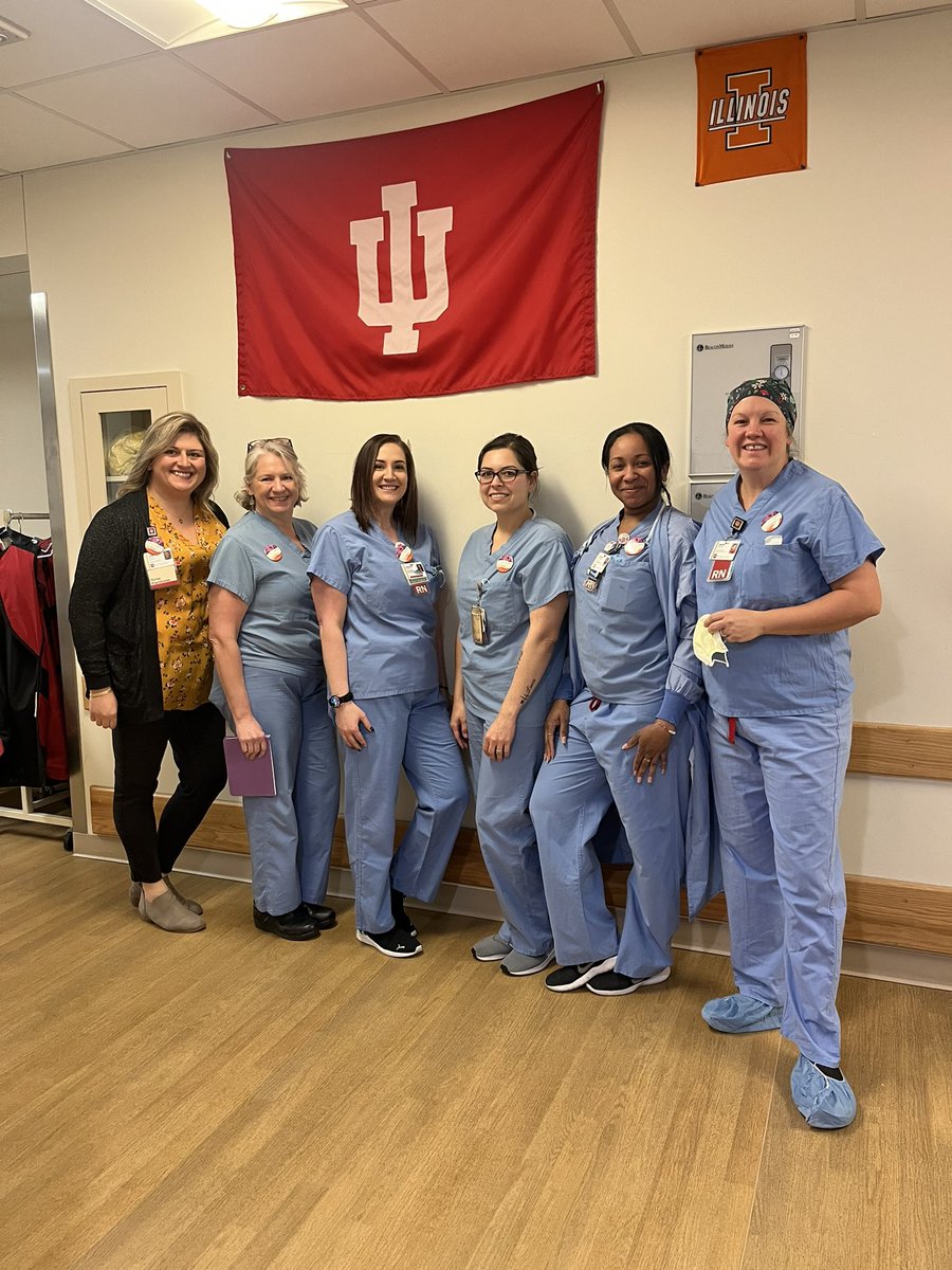 sarahstainkonp's tweet photo. Happy GI Nurses and Associates week to this group and all the GI teams out there!! 🌟 Proud to work alongside these ladies who take care of our advanced endoscopy patients and many others at IU @IUGastro @SGNAOnline #SGNA #GINP #GINAW2023  #GIWeek #IndianaUniversityHealth 🌟 https://t.co/HJF8sn319m