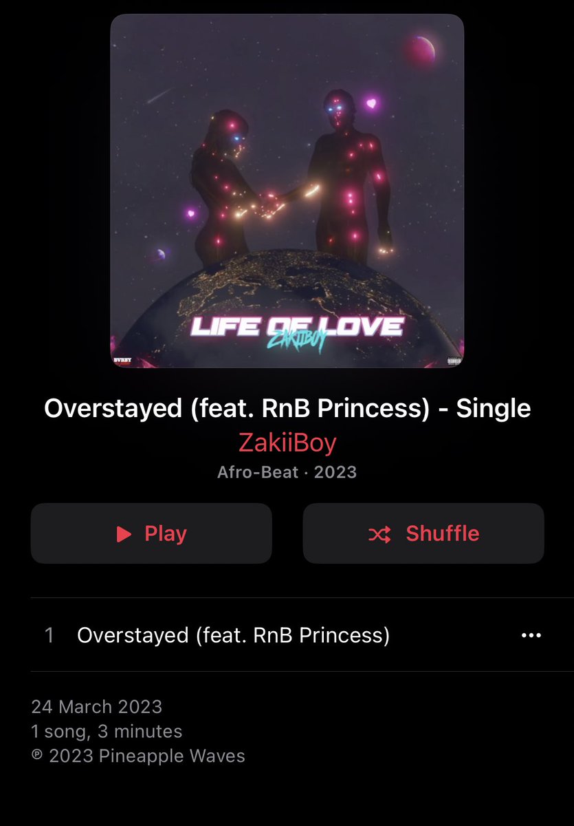 iam_ZakiiBoy's tweet photo. “OVERSTAYED” ft. @RnBPrincess_
🎹: @badman_boyd
🎛️: @Xco_TheMonster
🎨: @callmebxbby
Out now ‼️
https://t.co/Ksqz5EAN8F
#Overstayed #ZakiiBoy #RnBPrincess #LifeOfLove https://t.co/T1al63fj1d