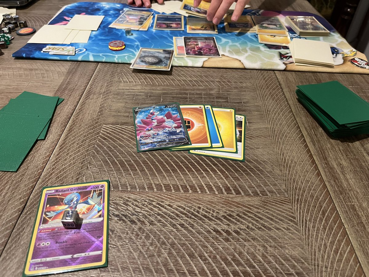 KruegerTcg's tweet photo. Regionals testing at its finest with the one and only @benDstraw_ptcg #boardstate #skillbasedgameplay https://t.co/4X2ZHs2QYg