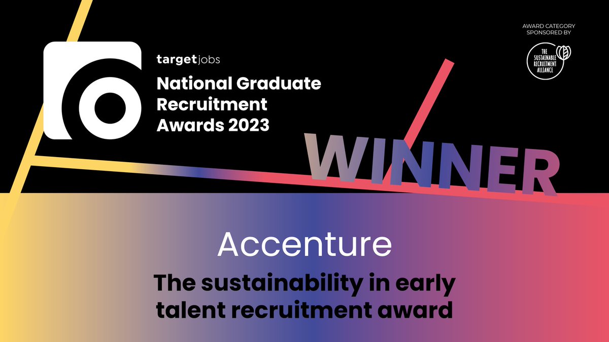 Great work from @Accenture and our sponsors @SR_Alliance #TJAwards2023