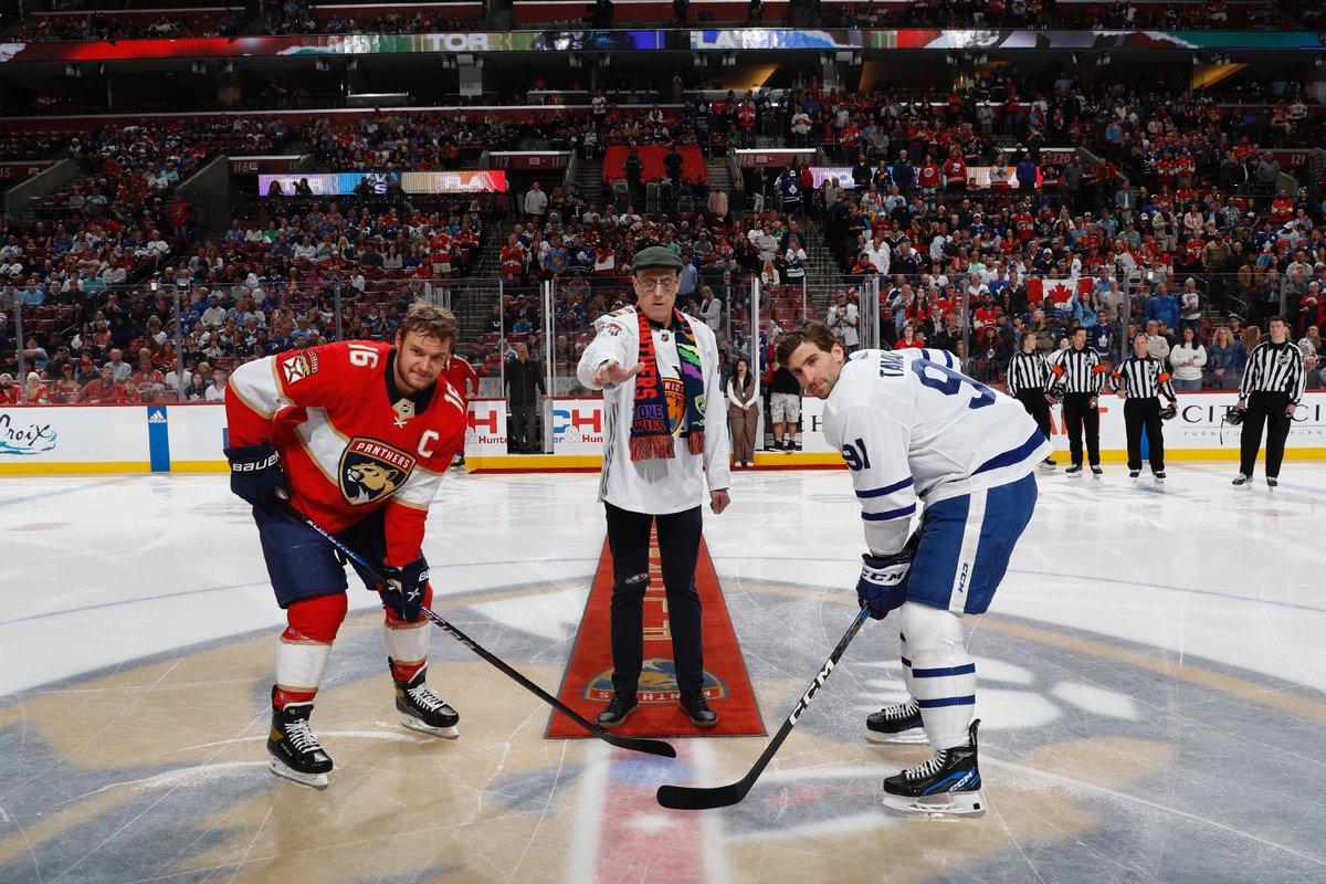 x - Florida Panthers (@flapanthers) on Twitter photo We were honored to have <a href="/StuartMilk/">Stuart Milk</a> from the <a href="/HMilkFoundation/">HarveyMilkFoundation</a> drop the ceremonial puck tonight as we celebrate Pride Night at @FLALiveArena! 🏳️🌈 We were honored to have <a href="/StuartMilk/">Stuart Milk</a> from the <a href="/HMilkFoundation/">HarveyMilkFoundation</a> drop the ceremonial puck tonight as we celebrate Pride Night at @FLALiveArena! 🏳️🌈