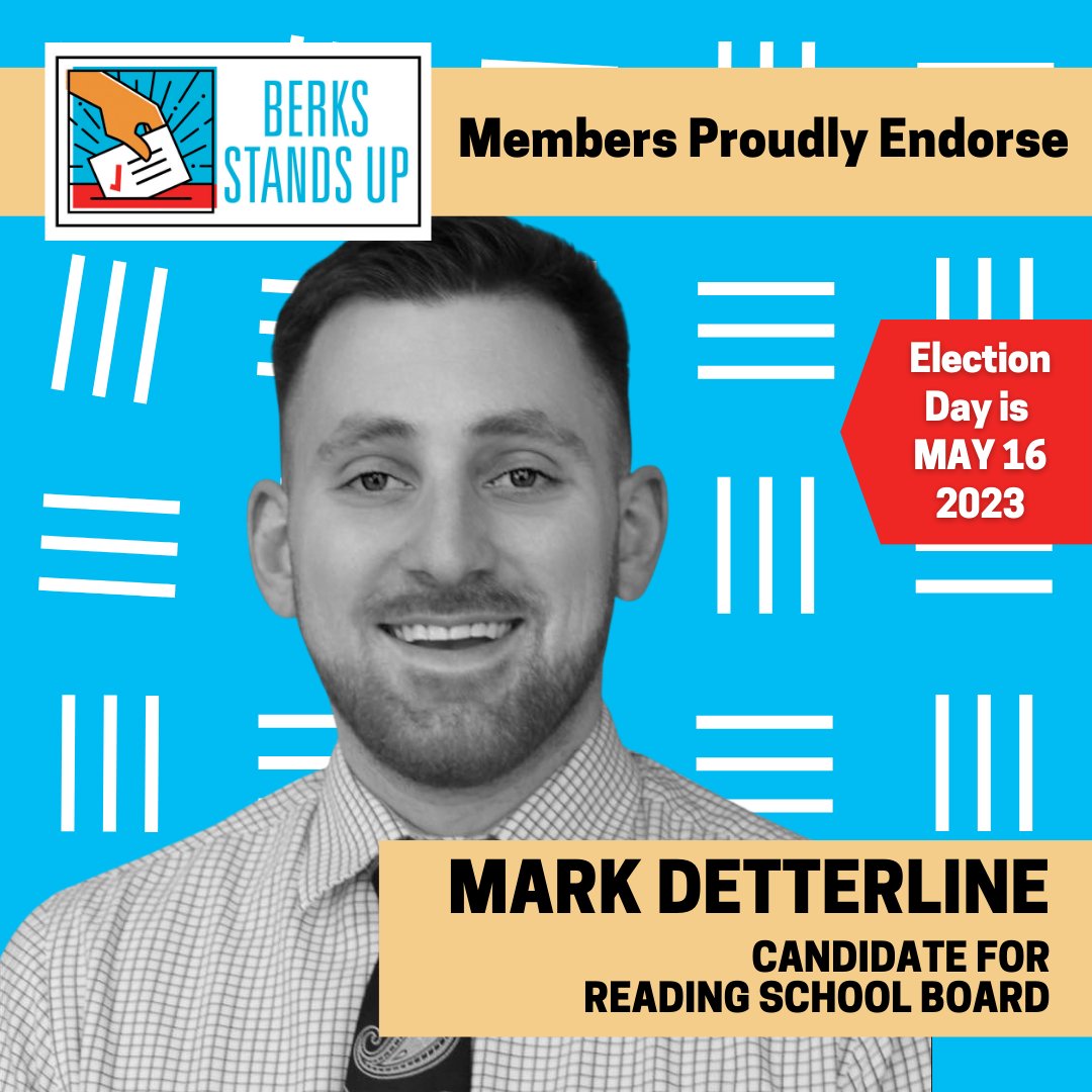 PAStandsUp's tweet photo. @BerksStandsUp members also voted to endorse @AdrianJadic for Berks County Register of Wills, @mark_detterline for Reading School Board, @voteyesforjess Royer for Berks County Commissioner, and Winston Diloné for Berks County Treasurer!
#UpToUsPA https://t.co/ZAstj6a8Az