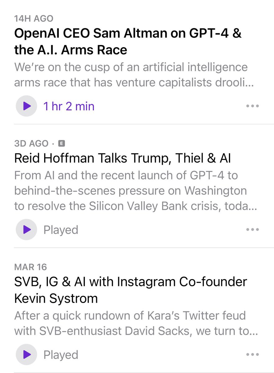 krisrjack's tweet photo. I honestly cannot believe how much amazing content we’re getting from @karaswisher. Back to back timeless interviews. Truly the best in the business https://t.co/djIYH4JxUx
