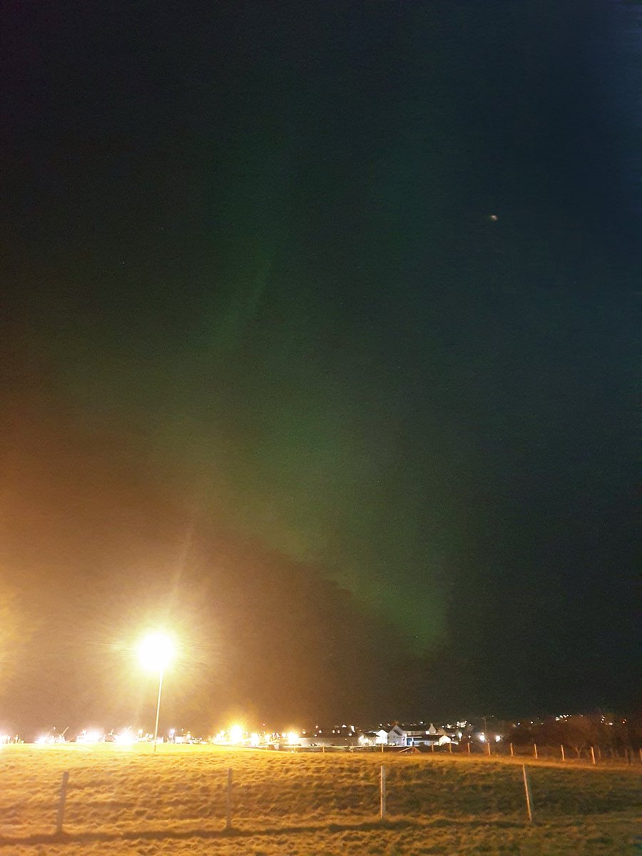 I lived in Orkney for 4 years and never once saw an aurora. I return for SIRFA and look what welcomed me back!