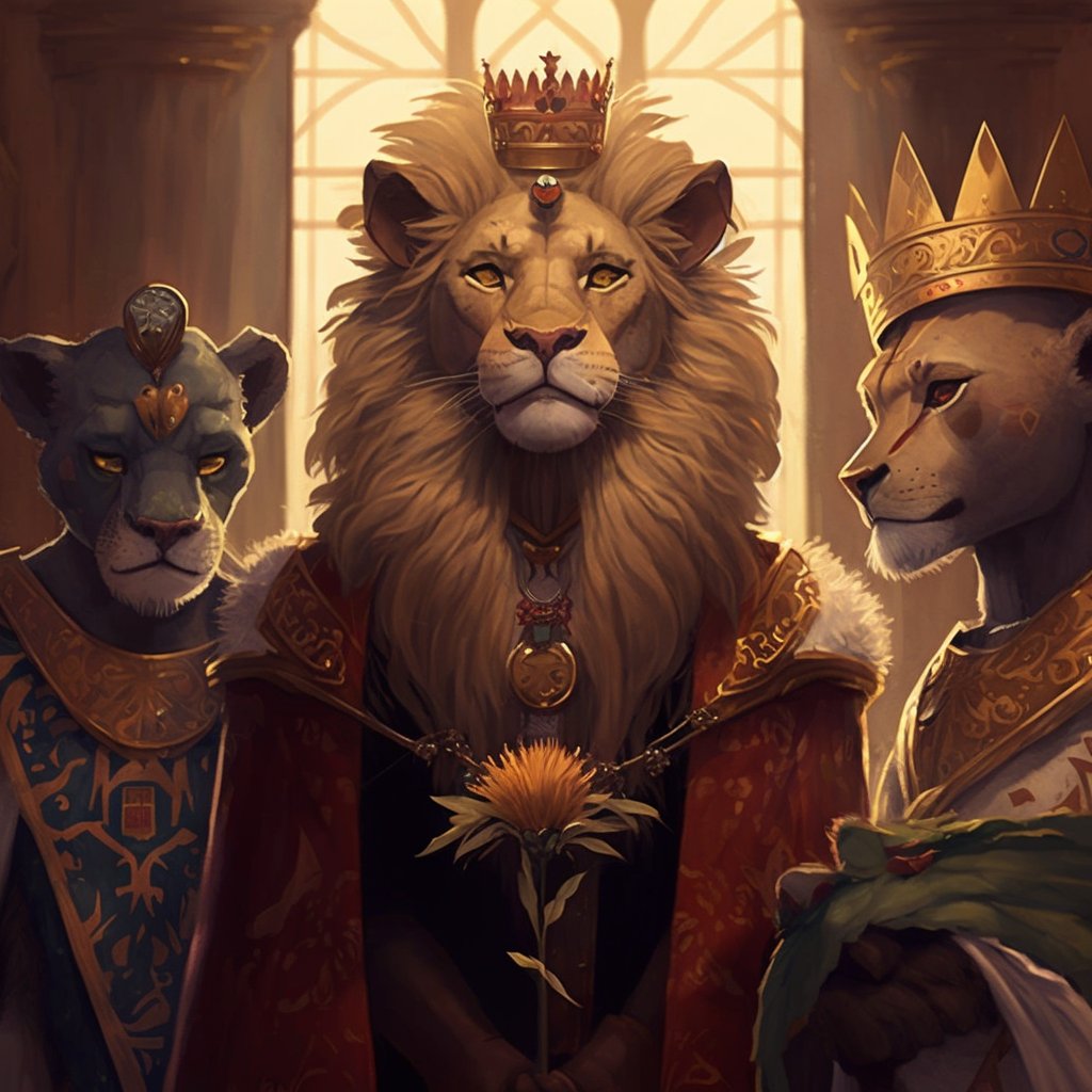 x1over's tweet photo. #GiveawayAlert 
AI Art by x1 Designs 

"The Royal Family"

Stock 1/1000

🏆Everyone's a Winner🏆

6 Days To Enter !
1⃣Follow 
@x1over &amp; @ASHxoxStore

2⃣Like &amp; RT
3⃣Comment with your $ETH Address

#NFT #NFTs #FOMO #OpenSeaNFT #AI #AIart #art #Giveaway #NFTGiveaway #NFTGiveaways https://t.co/nH86Ajzw1F
