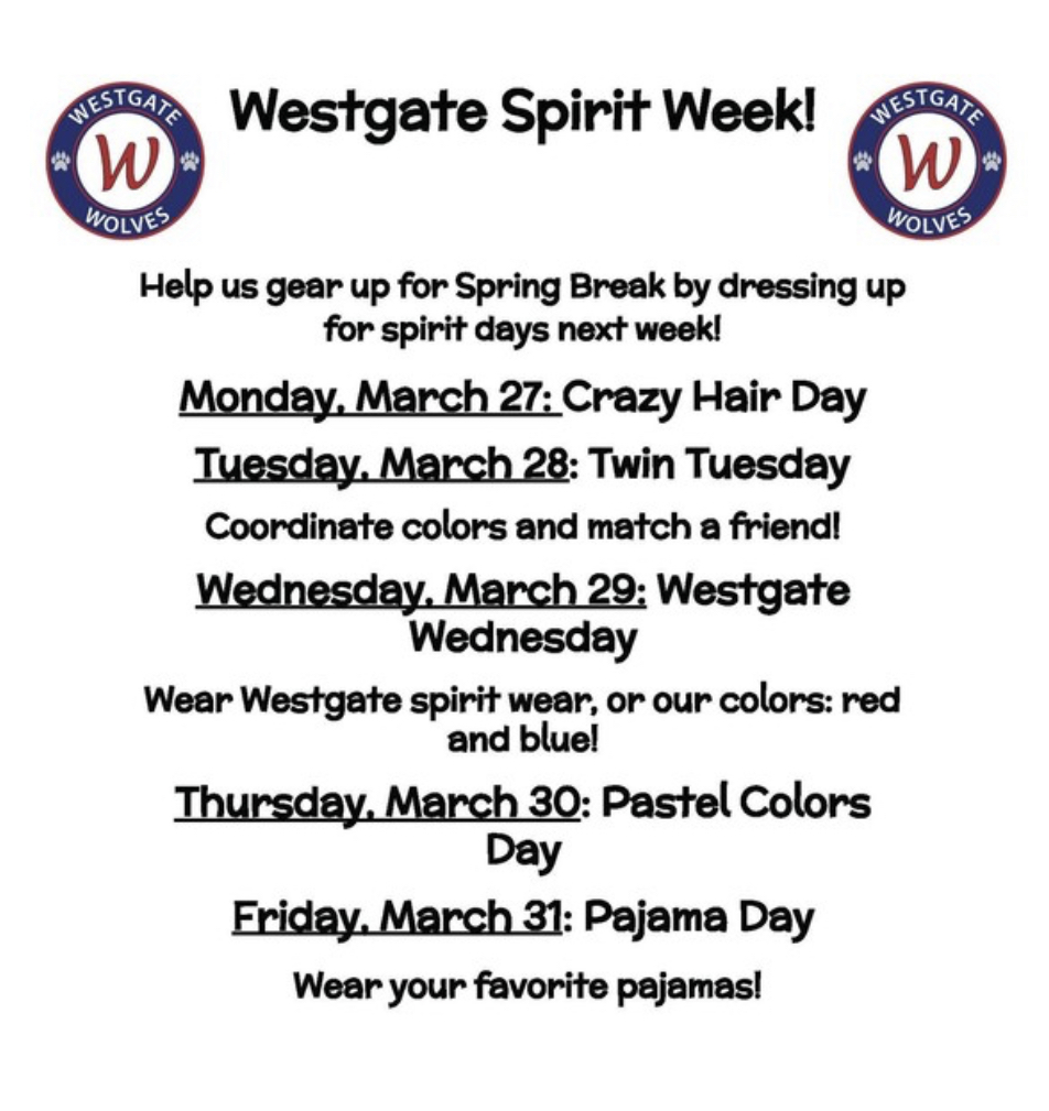 Westgate PTA tweet media