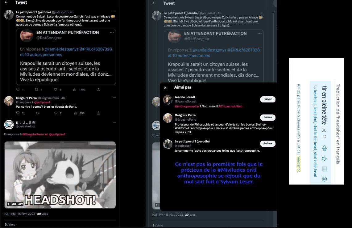 SylvainFreres's tweet photo. Le contempteur de l’anthroposophie raconte des horreurs sur les écoles #SteinerWaldorf! Lui et ses sbires zététique font des menaces en permanence, tout le monde le sait, mais pourtant ses rumeurs fallacieuses sont officiellement soutenues….        https://t.co/2ubHd3NTEM, etc. https://t.co/y0GSuDNJkq