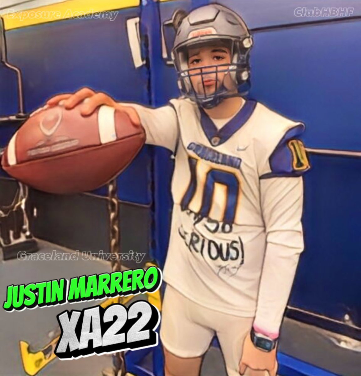 XA_HBHF's tweet image. #XA22 Standout @HumbleMarrero1 representing @ClubHBHF @GracelandU. 

Get ‘em Jus! #HandleBizHaveFunRepeat