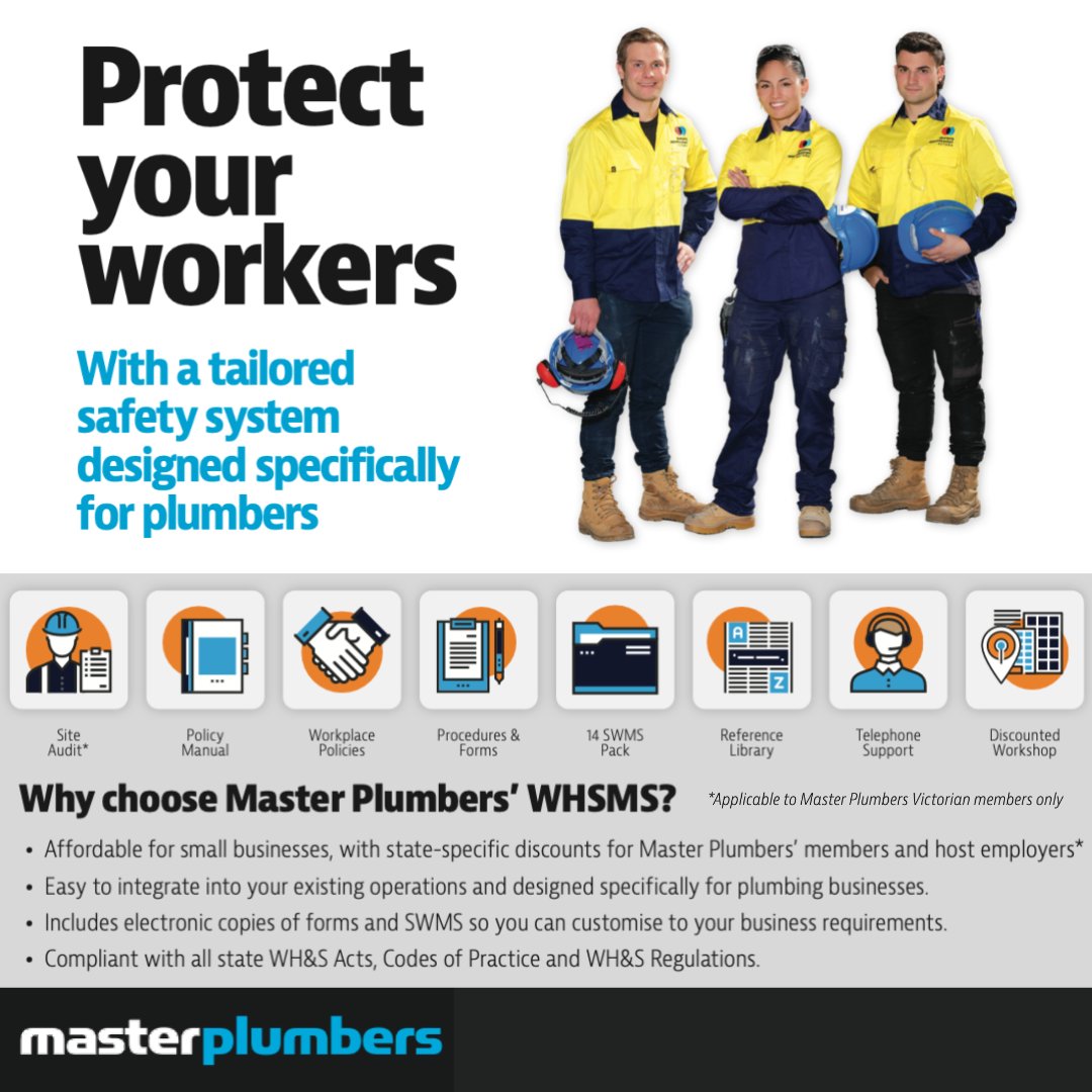 Ease plumbing compliance worries with Master Plumbers' Plumbing Safety Systems. A tailored approach to safety, updates, and requirements. Learn more, 👉 plumbingsafetysystems.com.au
.
#PlumbingSafety #Compliance #PlumbingCompliance #MasterPlumbers #CustomisedSafety #BusinessSupport