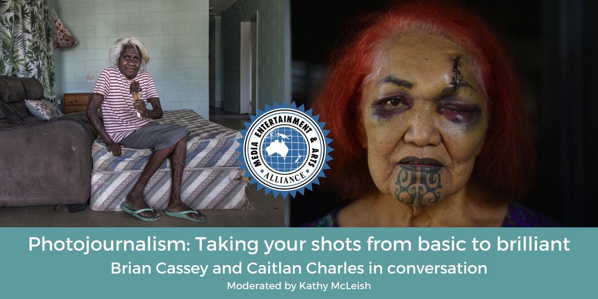 MEAA (@withmeaa) on Twitter photo Join Clarion award winners <a href="/briancassey/">Brian Cassey</a> and <a href="/ccharles93/">Caitlan Charles</a> in a conversation moderated by <a href="/kathymcleish1/">Kathy McLeish</a> as they discuss what it takes for them to create impactful, newsworthy imagery every day.
Monday, March 27 at 6pm AEST via Zoom
RSVP: meaa.org/events/photojo…
#MEAAmedia Join Clarion award winners <a href="/briancassey/">Brian Cassey</a> and <a href="/ccharles93/">Caitlan Charles</a> in a conversation moderated by <a href="/kathymcleish1/">Kathy McLeish</a> as they discuss what it takes for them to create impactful, newsworthy imagery every day.
Monday, March 27 at 6pm AEST via Zoom
RSVP: meaa.org/events/photojo…
#MEAAmedia