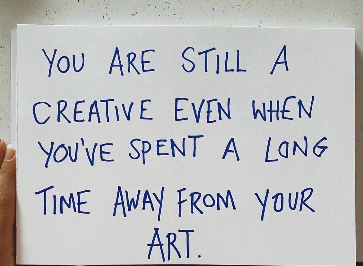you’re still a creative.