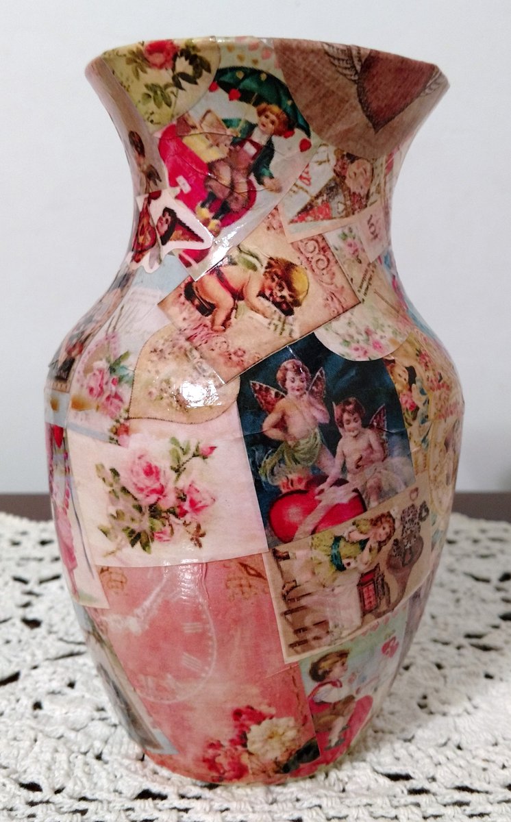 Angela Rienerth on Twitter "Valentine Decoupage Vase (VDV001), Vendor
