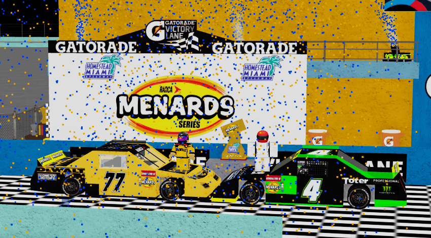HighlightsRo's tweet photo. XTProRacer &amp; crd62606 - RARC S26 D4 - Homestead
#RARCWin #RARCChampionship
(Xander won race, CRD won title) https://t.co/cqU1RXTauj