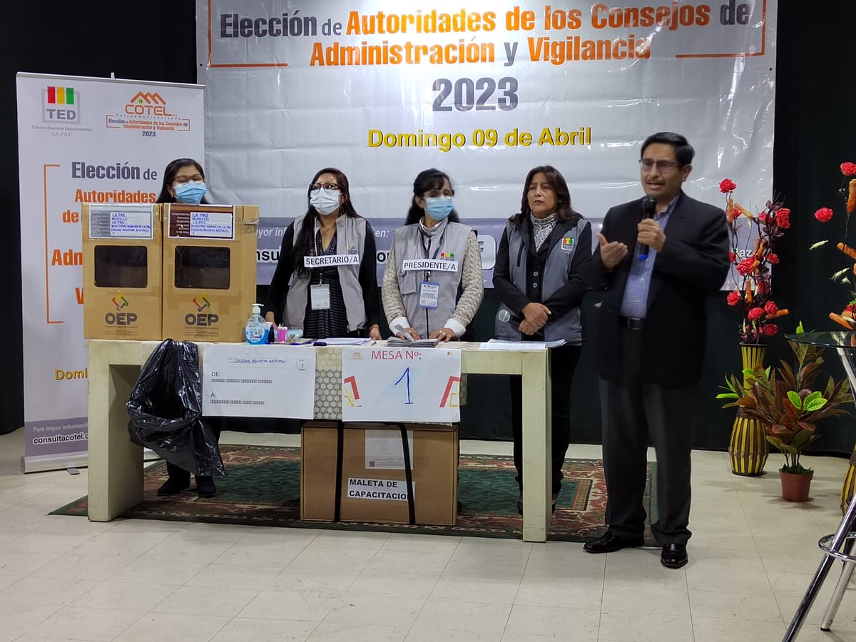 Tribunal Electoral Departamental de La Paz tweet media