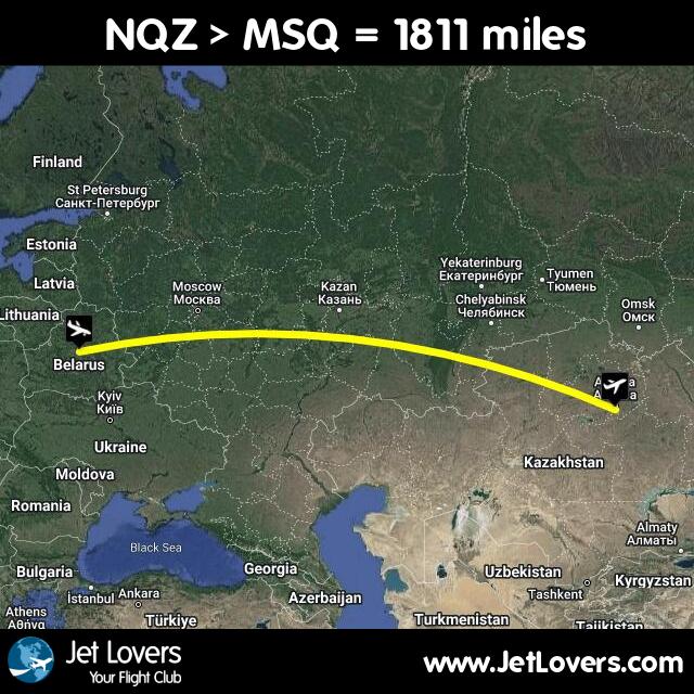My flight #23 on #JetLovers: NQZ > MSQ - another 1811 miles in the air! jetlovers.com/profile/16723/…