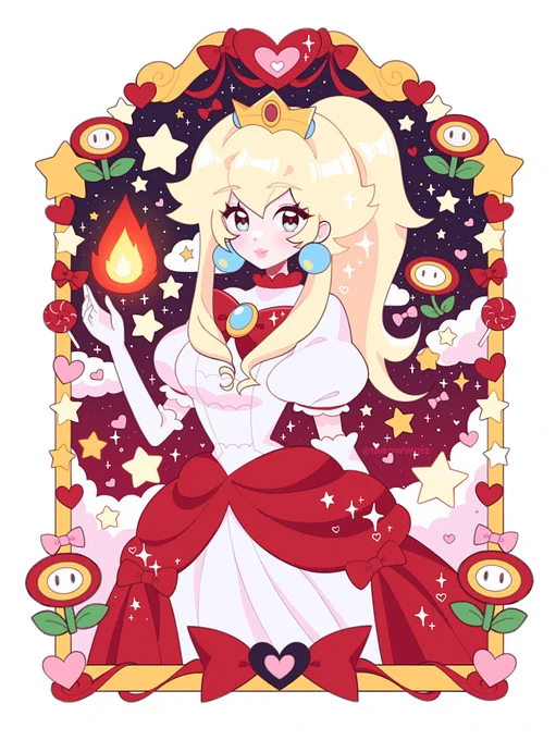 my queen fire peach 