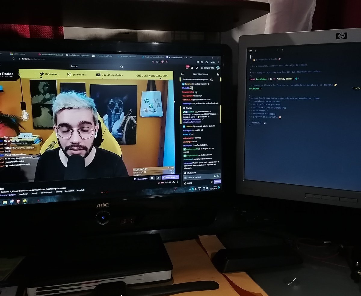 nwmon15's tweet image. Rompiendola con @glrodasz y @undefinedshell, en el bootcamp full stack Javascript, excelente contenido, aún puedes empezar éste bootcamp, acá el enlace:
undefined.academy