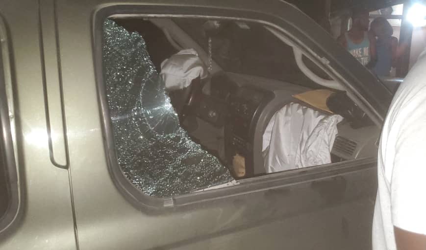 FACINE1's tweet photo. Dans la ville des Cayes, des Bandits armés viennent de tuer un gros commerçant du nom de Tarthe Murat, alias Tarthe bèl boukan, dans sa voiture devant Lafama. l'insécurité bat son plein ! https://t.co/1gvqWf8A04