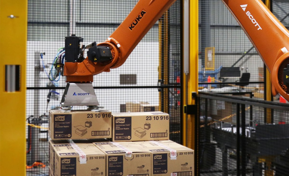 Robotic Palletising is helping to revolutionise the #manufacturing industry by removing physical, repetitive actions and improving workplace safety. Check out some of the key benefits of #roboticpalletising in our recently published article!

scottautomation.com/en/insights/fi…