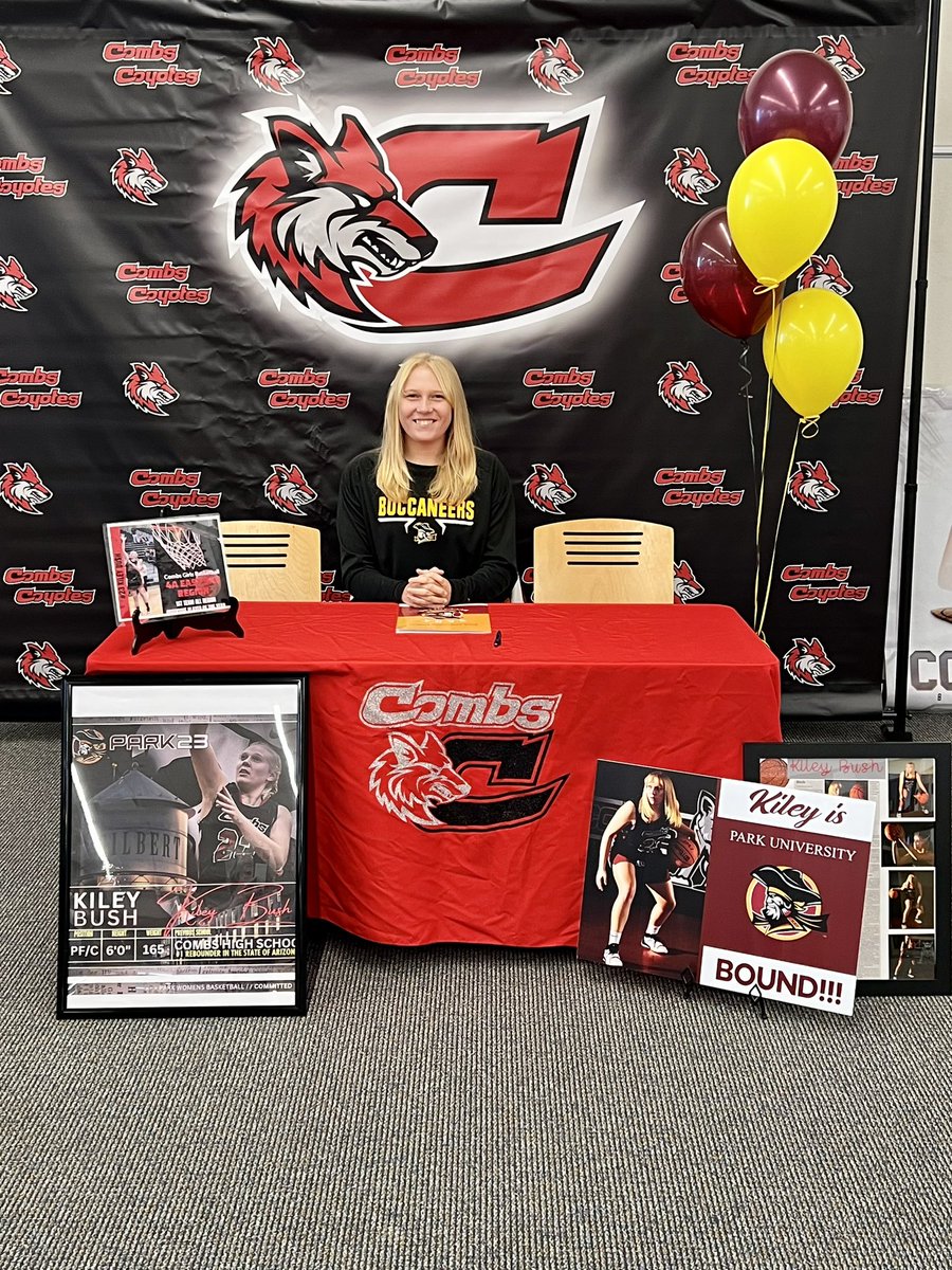 KileyBush40's tweet photo. Super excited to say I have signed with park university!!! 🏴‍☠️🏴‍☠️ https://t.co/28OM56pAF0
